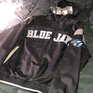 Black Blue Jays Windbreaker